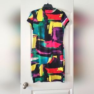 Multicolored Bodycon Dress